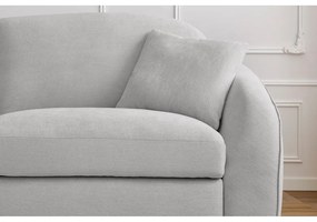 Canapea gri deschis extensibilă 235 cm Cezanne – Bobochic Paris