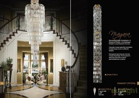Candelabru elegant cu cristal casa scarii Niagara MYDIA003-PT50-G