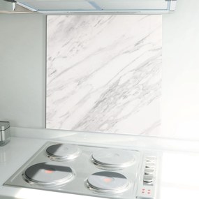Panou Sticla Bucatarie, 100x100cm, Protectie aragaz, Antistropi, Termorezistent, Abstracte, Marble, Light Grey Marble