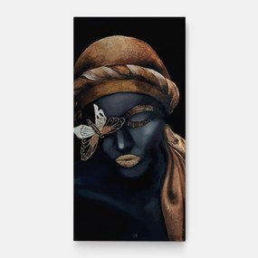 Tablou Canvas, 80x160cm, Dormitor si Living, Femei, Porterete, Butterfly Lady