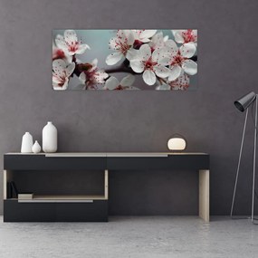 Tablou cu floare - roșie (120x50 cm), în 40 de alte dimensiuni noi