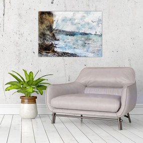 Tablou - Recif, acuarelă (70x50 cm)