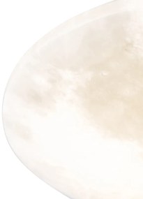 Plafoniera albă cu LED și dimmer cu telecomandă - Mane