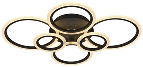 Lustră LED dimabilă aplicată LED/85W/230V 3000-6500K + telecomandă