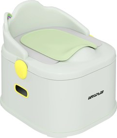 AIYAPLAY Oliță pentru Copii 3 în 1 cu Tavă Detașabilă, Convertibilă în Taburet și Scaun, 35,6x31,8x29,5 cm, Gri | Aosom Romania