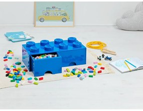 Cutie cu sertar pentru birou LEGO®, 31 x 16 cm, albastru