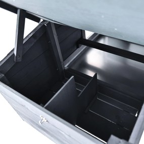 PawHut Coteț prefabricat din lemn pentru 2 găini cu gard pentru grădină 150.5 x 54 x 87cm, gri închis | Aosom Romania