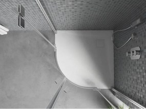Mexen Bert brodzik semi-rotund SMC 90 x 90 cm, alb - 4KR109090