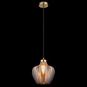 Globo 15898H1 - Pendul pe cablu JESSICA 1xE27/60W/230V Ø 22 cm, fumuriu