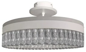 Lustră LED dimabilă aplicată LED/75W/230V 3000-6500K alb + telecomandă