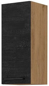 Dulap superior de bucătărie Virion 30 G 72 1F (Stejar lancelot + lemn închis). 1046320
