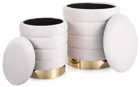 Taburet Bonfol Velvet, crem