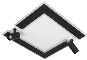 Plafonieră LED dimabilă LED/80W/230V 3000-6500K negru + telecomandă