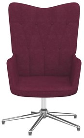327599 vidaXL Scaun de relaxare, violet, material textil