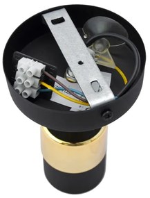 Spot LED de perete TUBSSON 1xGU10/4,8W/230V negru/auriu