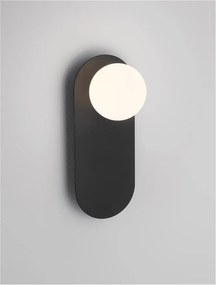 Aplica de perete design modern Blob negru