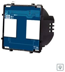 Modul intrerupator dublu cu variator cu touch