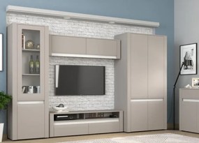 Living Bodena, Culoare Casmir cu Alb, Masura 290 x 50 x 192 cm
