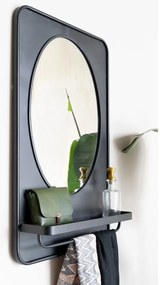 Oglindă de perete cu raft 50x80 cm Pascal – White Label