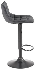 Scaun de bar H95 velvet gri