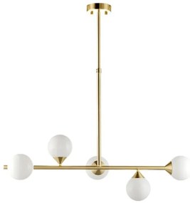 Endon 101347 - Lustră OTIS pe tijă, 5x G9, 3 W, 230 V, auriu