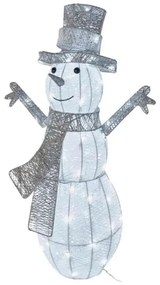 Decorațiune LED de Crăciun de exterior 80xLED/3,6W/230V IP44 82 cm om de zăpadă