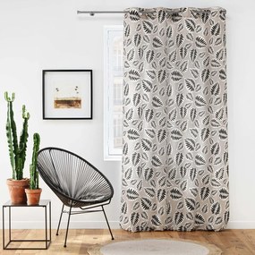 Draperie neagră-bej 140x260 cm Alma – douceur d'intérieur