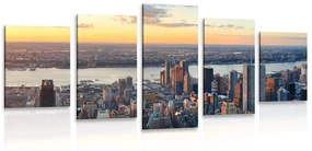Tablou 5-piese panorama orașului New York