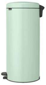 Cos de gunoi cu pedala Brabantia NewIcon 1008851, 30 L, Inchidere usoara, Baza antiderapanta, Verde deschis