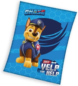 Carbotex Pătură pentru copii Paw Patrol HeroChase, 110 x 140 cm
