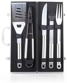 Set 5 unelte pentru grătar G21, carcasă de aluminiu