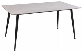 Masă de bucătărie Rion 160 x 90 cm, gri / negru
