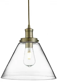 Lustra / Pendul design modern Pyramid alama antic / clar 3228AB SRT