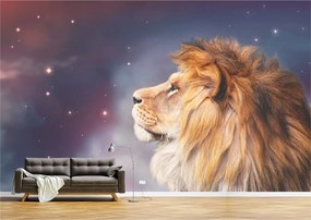 Tapet Premium Canvas - Leul in natura