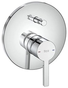 Roca NAIA A5A0B96C00 - baterie de duș pentru montaj încastrat, crom lucios