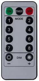 Aigostar - Instalație LED de exterior pentru Crăciun 120 LED/6W/230V/8 funcții/3x0,7 m/IP44/alb cald + telecomandă