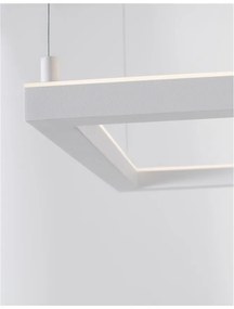 Lustra suspendata LED dimabila design modern ETERNA alb NVL-9990735