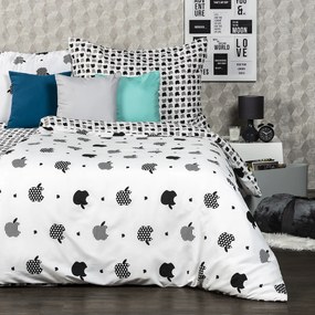 Lenjerie de pat micro 4Home Appletime, 140 x 200 cm, 70 x 90 cm
