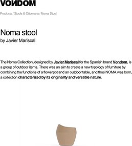 Scaun / Taburete de exterior / interior design modern premium MOMA STOOL 45059A Vondom
