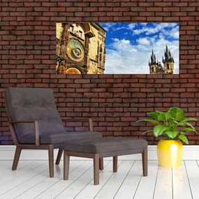 Tablou - Ceasul astronomic din Praga (120x50 cm)