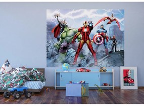 Foto-tapet copii Avengers 252 x 182 cm, 4 piese