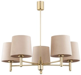 Candelabru modern design elegant PONTE 5L bej