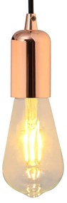 vidaXL Suporturi de lampă 2 buc Rose Gold E27