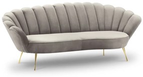 Canapea Kingston 3 locuri catifea Riviera L224 cm