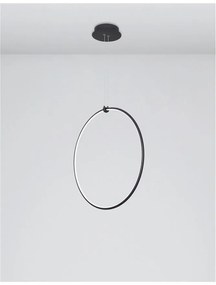 Lustra LED dimabila design modern decorativ Ring 68cm