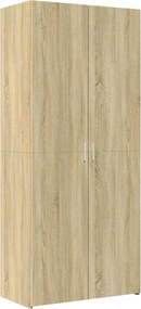vidaXL Dulap înalt, stejar sonoma, 80x42,5x185 cm, lemn prelucrat