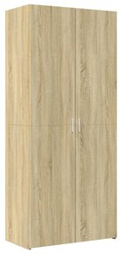 3281436 vidaXL Dulap înalt, stejar sonoma, 80x42,5x185 cm, lemn prelucrat