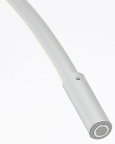 Lampadar LED tactil dimabil Brilliant BOW LED/14W/230V crom mat