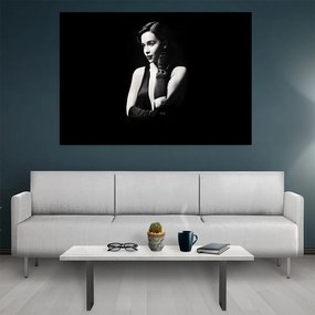 Tablou canvas Black and White Girl 120x80 cm