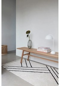 Vază din sticlă Hübsch Smoked, înălțime 30 cm, gri